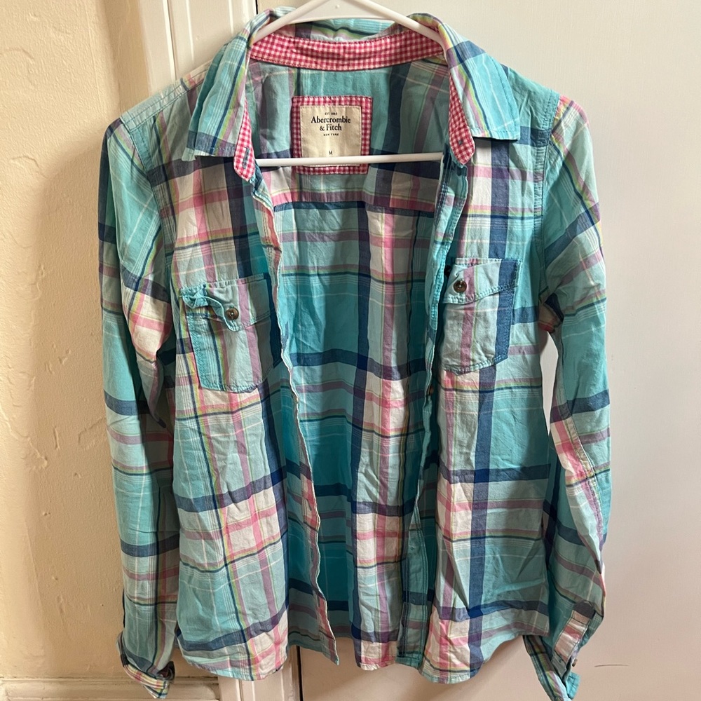 Abercrombie & Fitch Plaid Button Up